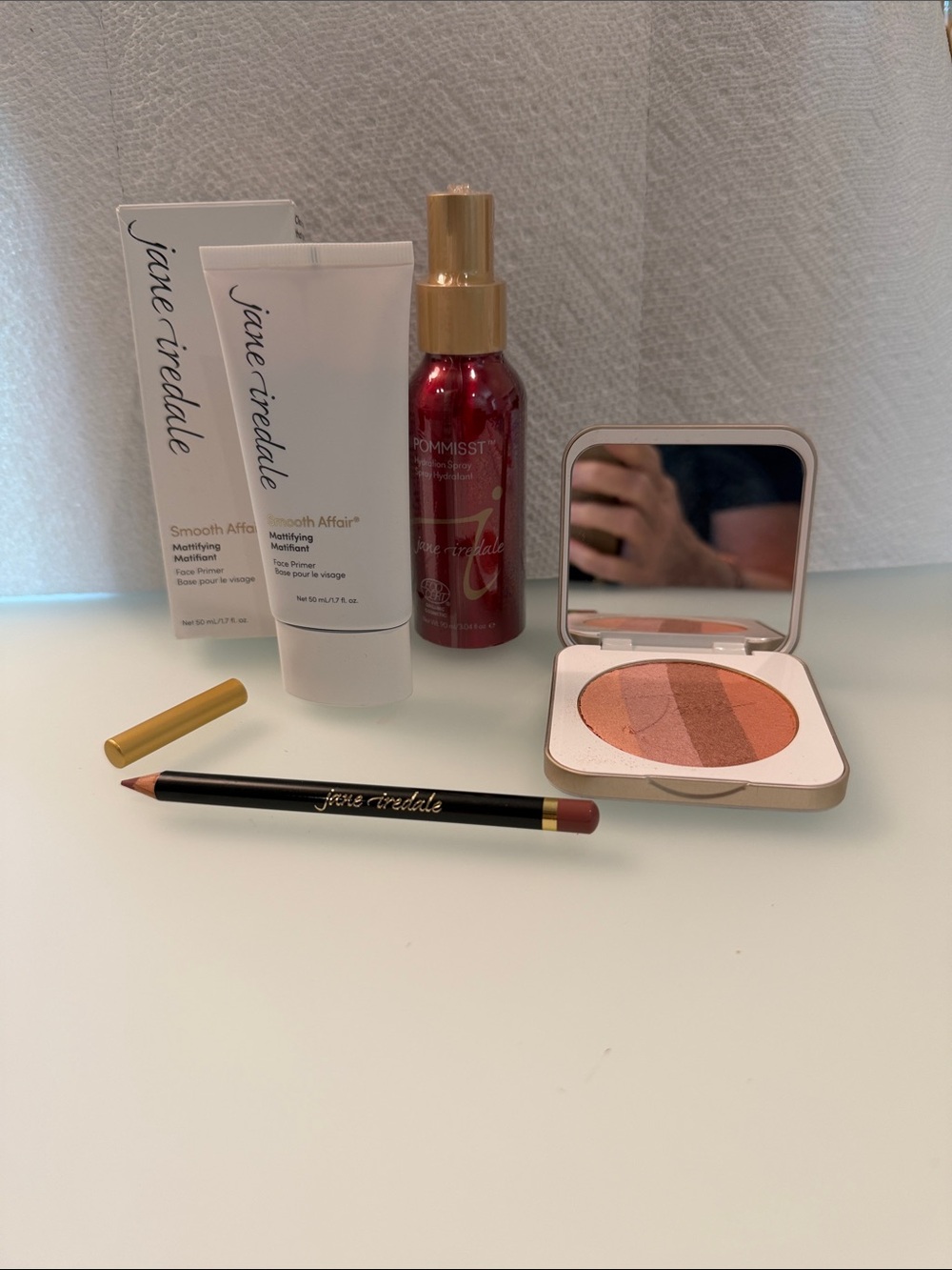 jane iredale Smooth Affair Primer & Warm Peach Blush Set